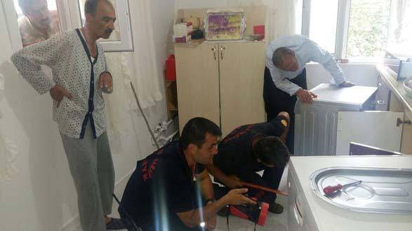 Kahramanmaraş'ta bir evde 3 saat yılan arandı