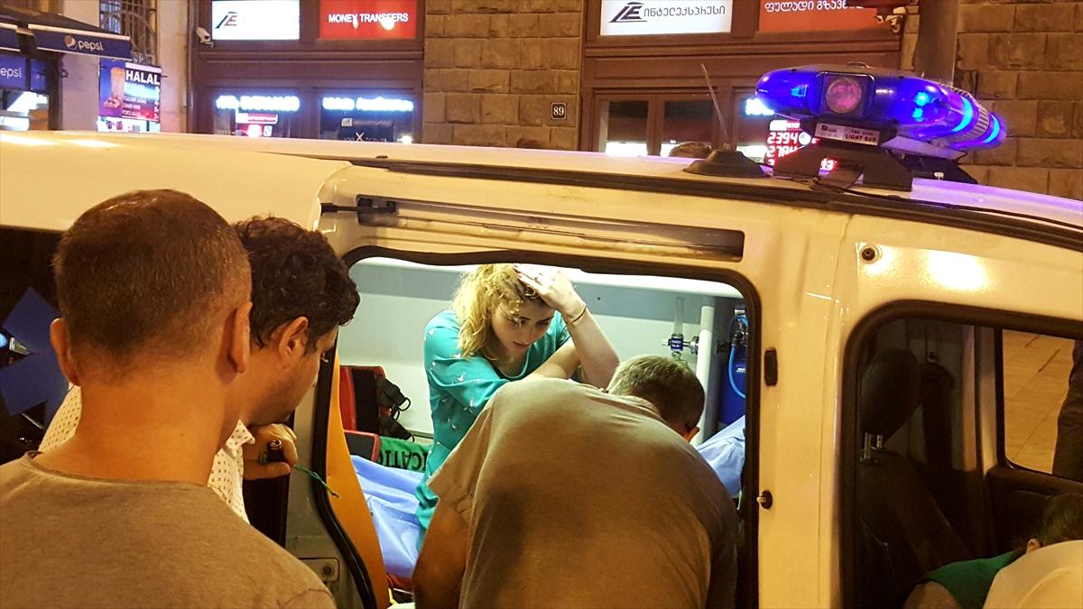 Gürcistan'da 'Rus faşizmine hayır' protestosu