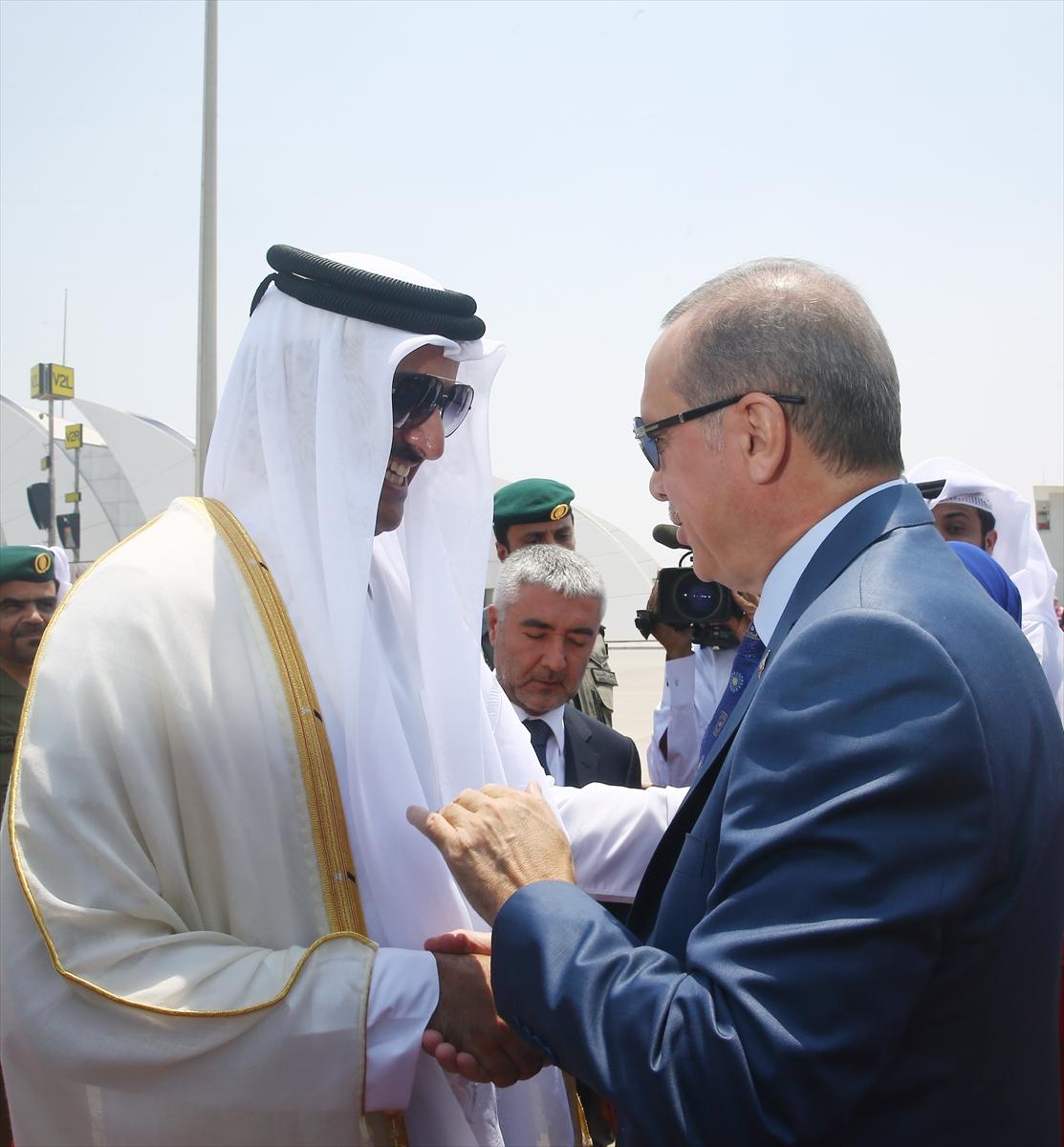 Cumhurbaşkanı Erdoğan, Katar'da