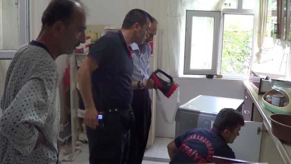 Kahramanmaraş'ta bir evde 3 saat yılan arandı