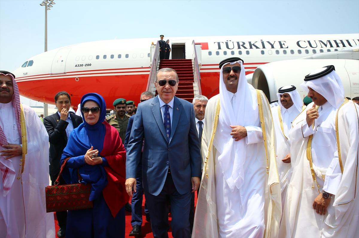 Cumhurbaşkanı Erdoğan, Katar'da