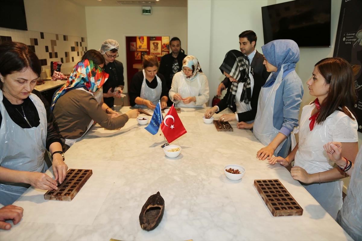 Karadenizli kadınlar Çikolata Müzesi'ni ziyaret etti