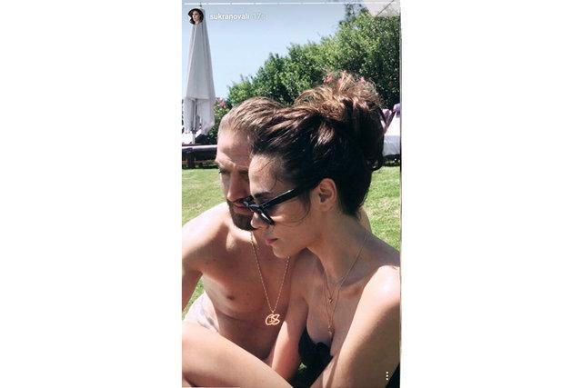 Caner Erkin'le Şükran Ovalı'nın paylaşımları dikkat çekti