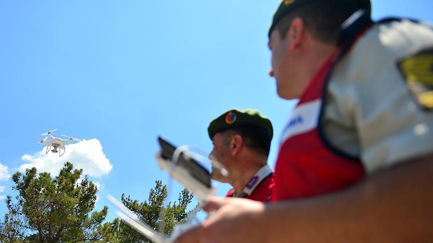 Yasa dışı geçişlere 'drone'lu önlem
