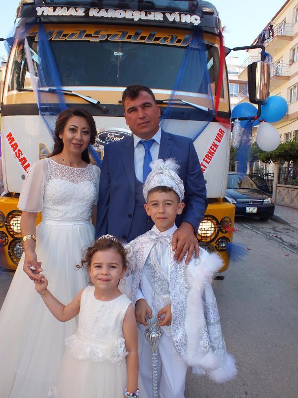 Vinç, sünnet arabası oldu