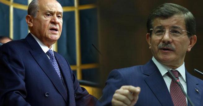 Ahmet Davutoğlu Bahçeli'ye cevap verdi