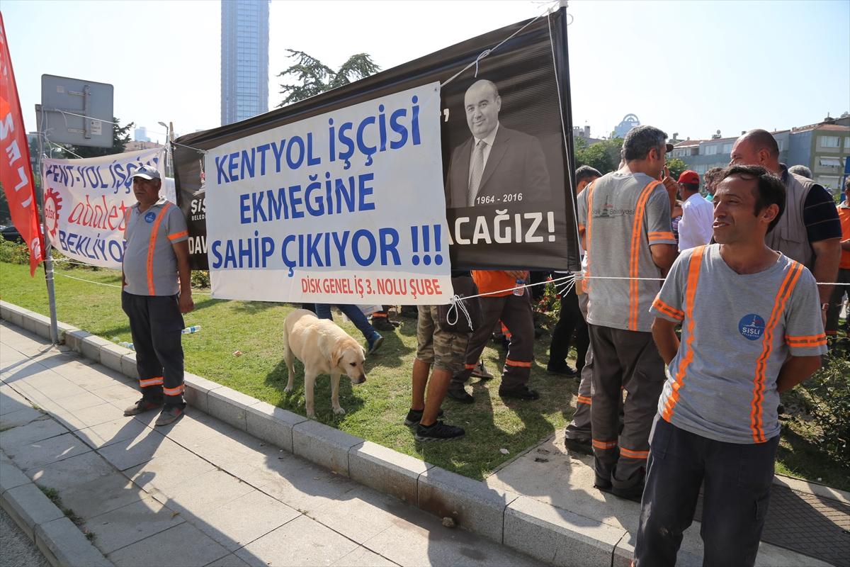 Şişli Belediyesi önündeki eylem sürüyor