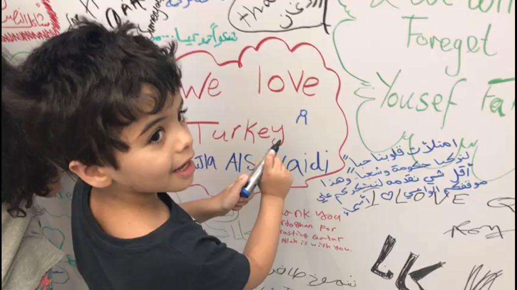 Katarlıların Türkiye ve Erdoğan sevgisi