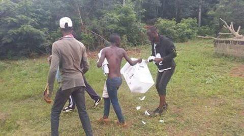 Oy kullanamayan Senagalliler oy pusulalarını yırttı