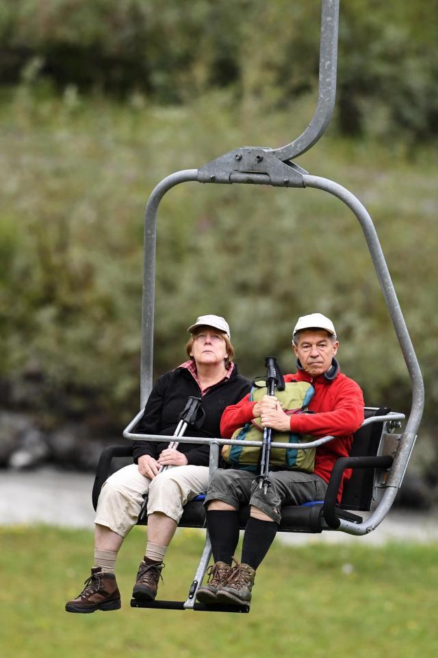 Angela Merkel İtalya tatilinde