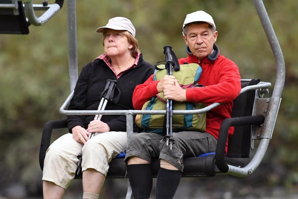 Angela Merkel İtalya tatilinde