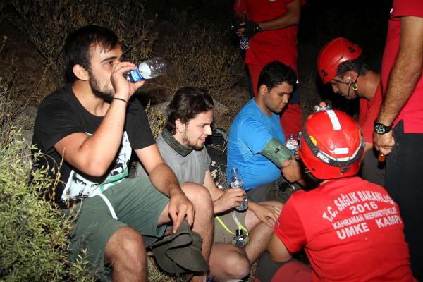 Likya Yolu'nda kaybolan gençleri UMKE buldu
