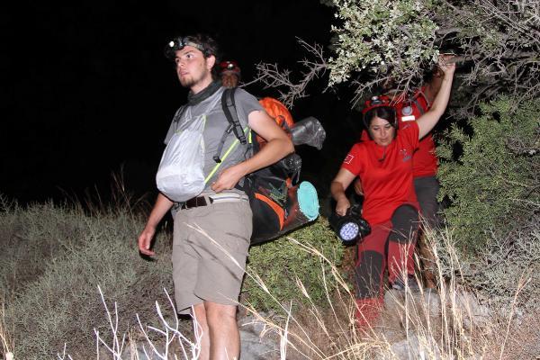 Likya Yolu'nda kaybolan gençleri UMKE buldu