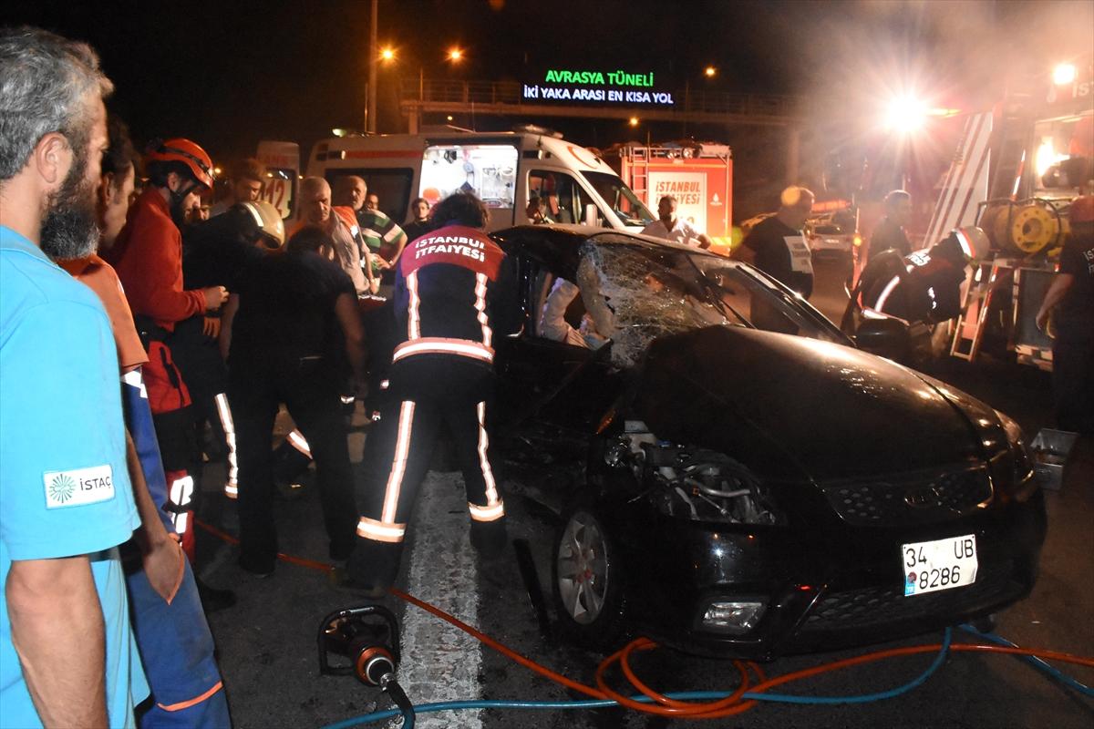 D-100 karayolunda kaza: 1 ölü 1 yaralı