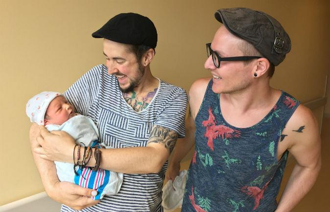 ABD'de bir erkek doğum yaptı