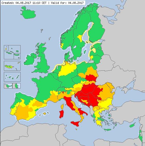 ‘Lucifer’ Avrupa’yı kavuruyor