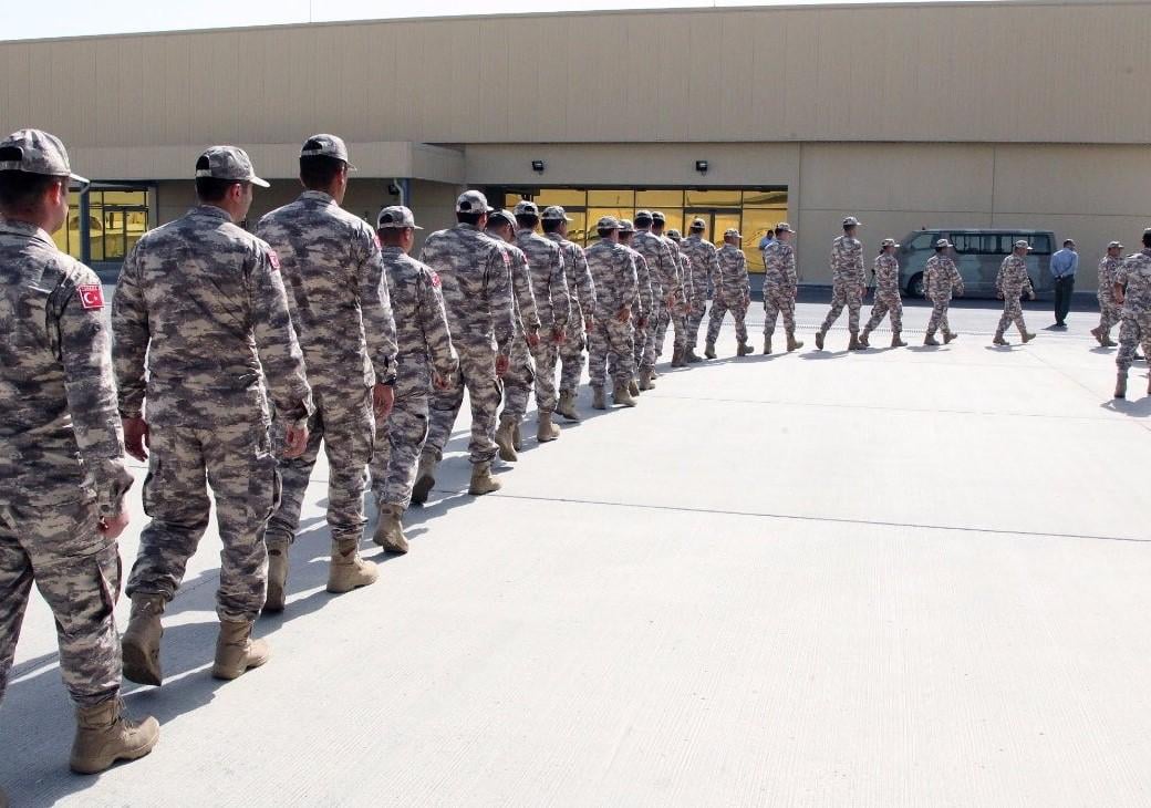 Katar'daki Türk askerleri tatbikata katıldı
