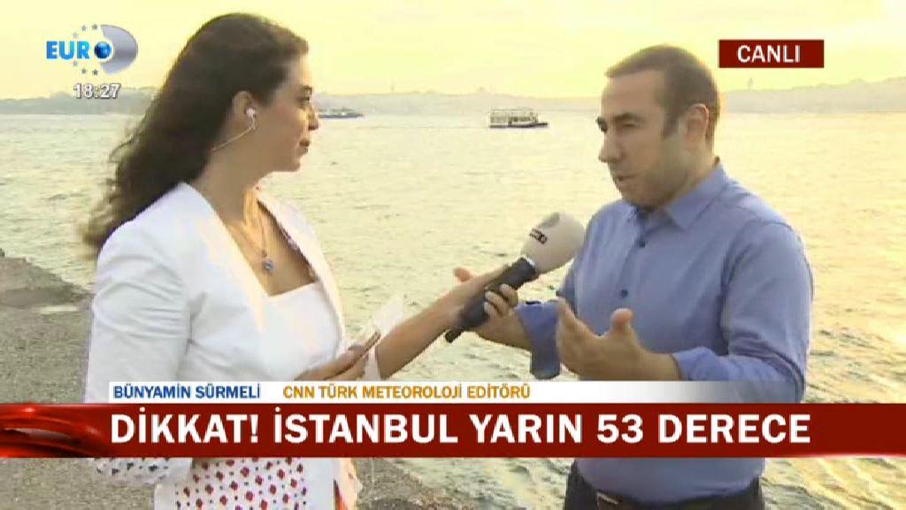 Meteoroloji editörünün sıcaklık tahmini tutmadı