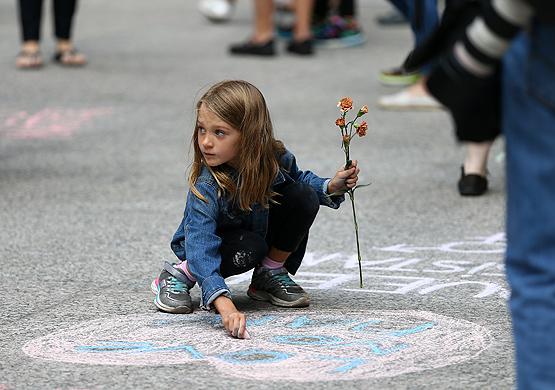 Virginia'daki ırkçı olaylar Chicago'da protesto edildi