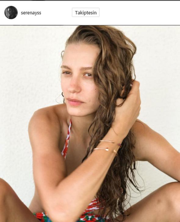 Serenay Sarıkaya makyajsız
