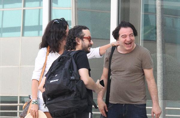 Fazıl Say sevgilisi gelince mutlu oldu