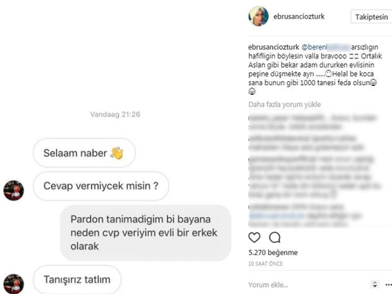 Ebru Şancı kocasına mesaj atan kadını ifşa etti