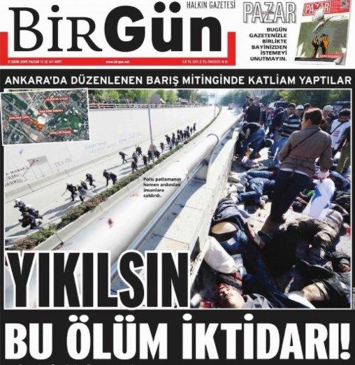 Birgün gazetesinin ikiyüzlü manşetleri