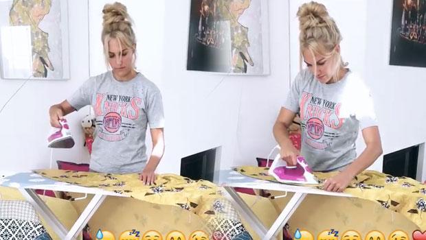 Meryem Uzerli kendini ev işine verdi