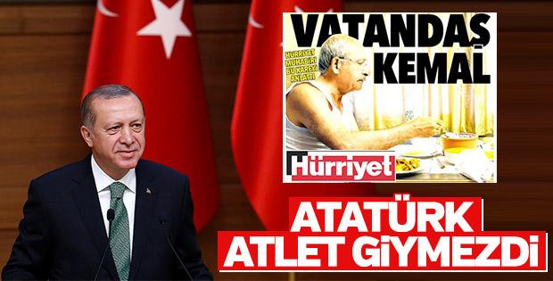 Erdoğan: Atatürk'ün oturduğu koltuğu gördüm