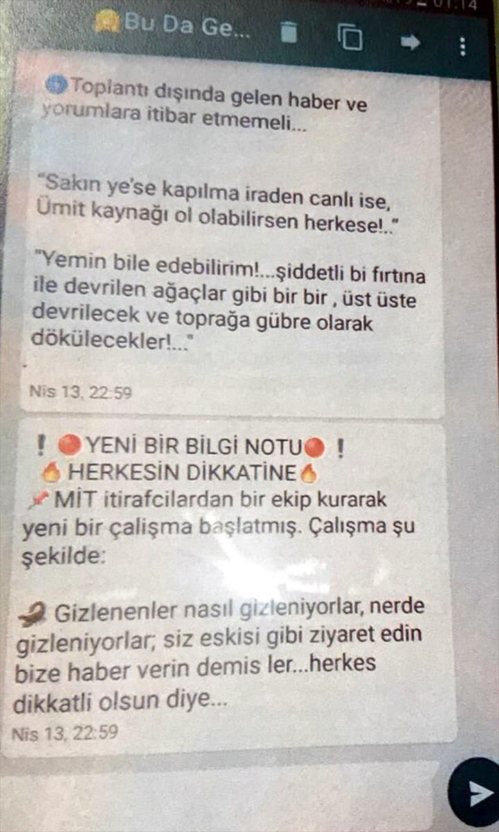 FETÖ'cülerin MİT korkusu mesajlara yansıdı
