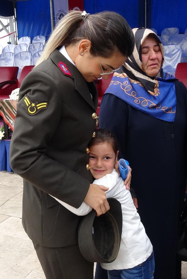 Rize'deki 30 Ağustos töreninde duygu dolu anlar