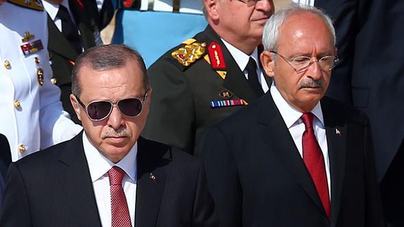 Erdoğan ve Kılıçdaroğlu törende hiç konuşmadı