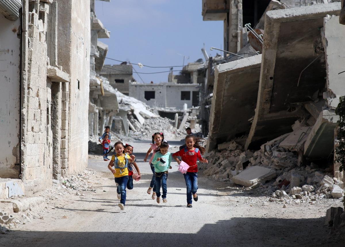 Suriyeli çocukların bayram sevinci