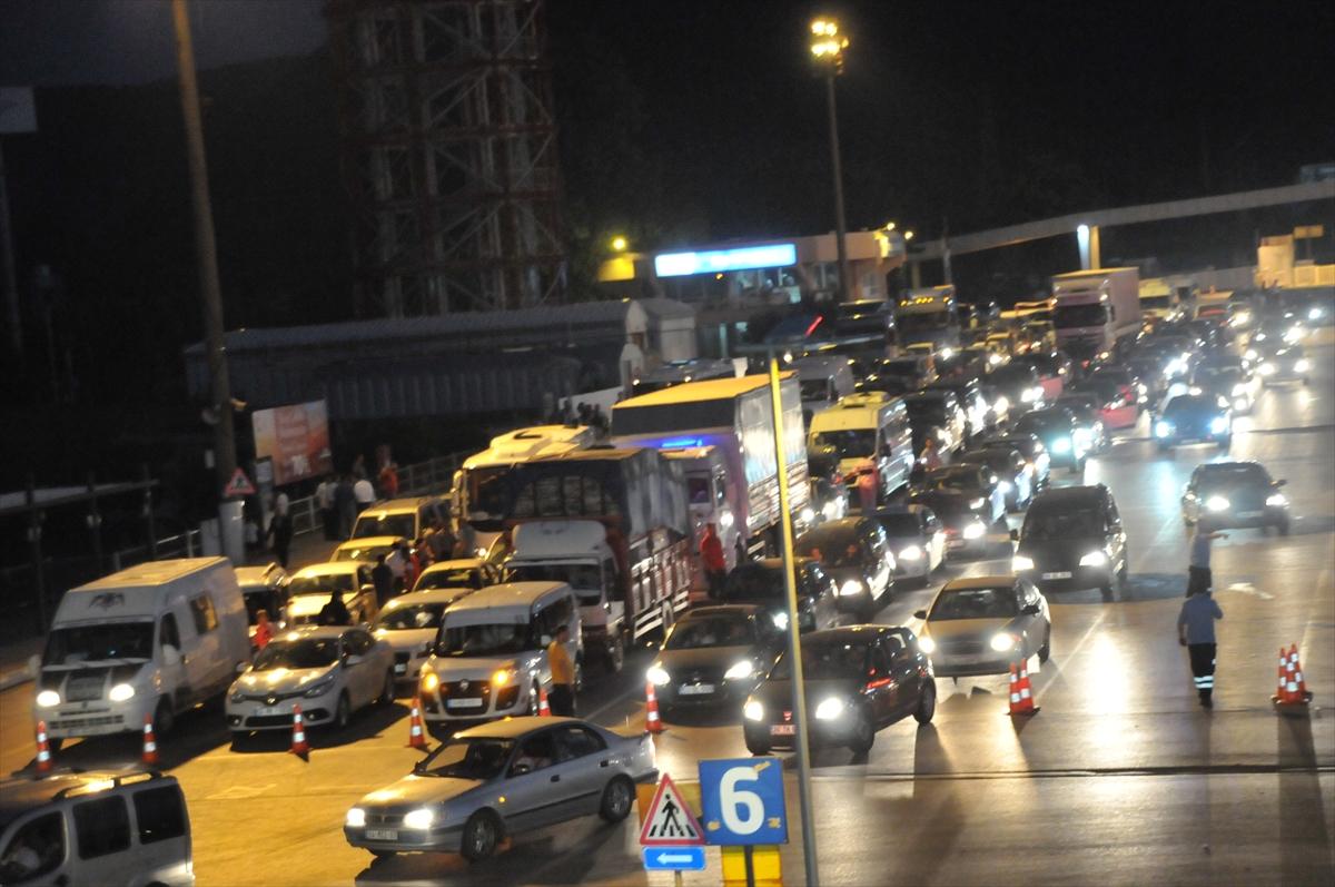 Kurban Bayramı tatilinden dönüş yolculuğu