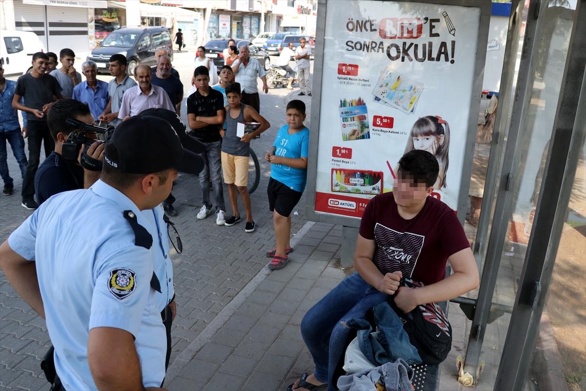 Durakta unuttuğu 'şüpheli çantası' için ağladı