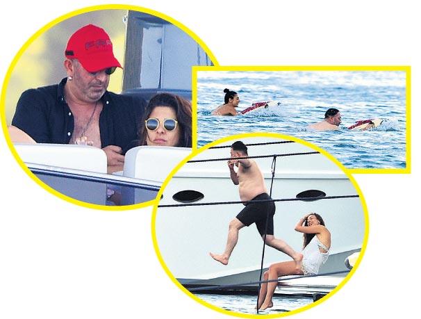 Cem Yılmaz ile Özge Sabuncu tatilde