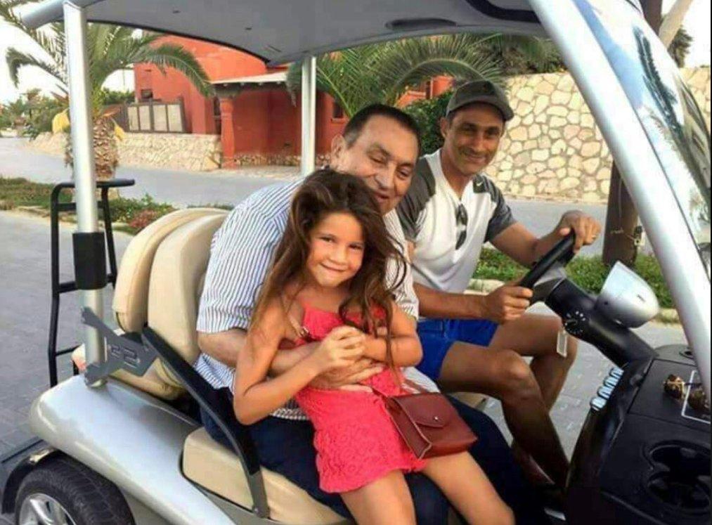 Hüsnü Mübarek'in tatil fotoğrafı