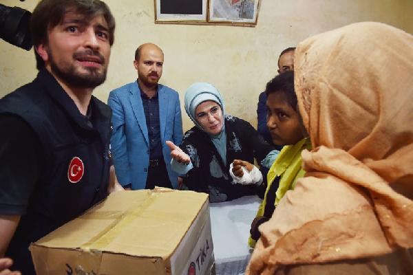 Emine Erdoğan Arakanlı Müslümanlara destek verdi