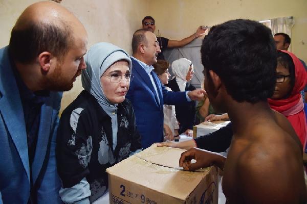 Emine Erdoğan Arakanlı Müslümanlara destek verdi