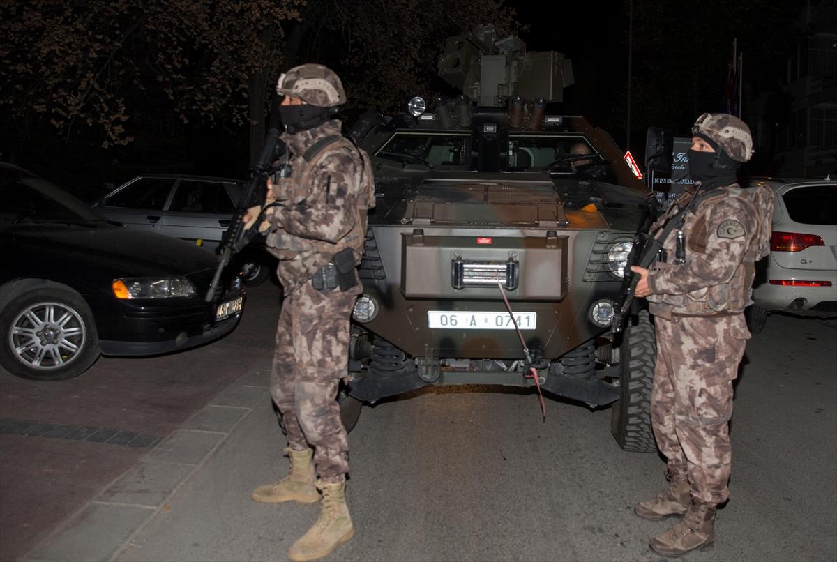 Başkentte terör operasyonu