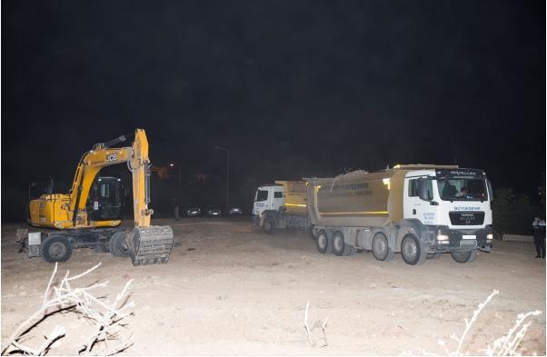 ODTÜ arazisinde yol yapım çalışmalarına başlandı