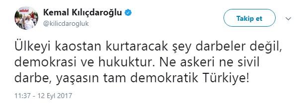 Kılıçdaroğlu'ndan 12 Eylül darbesi paylaşımı