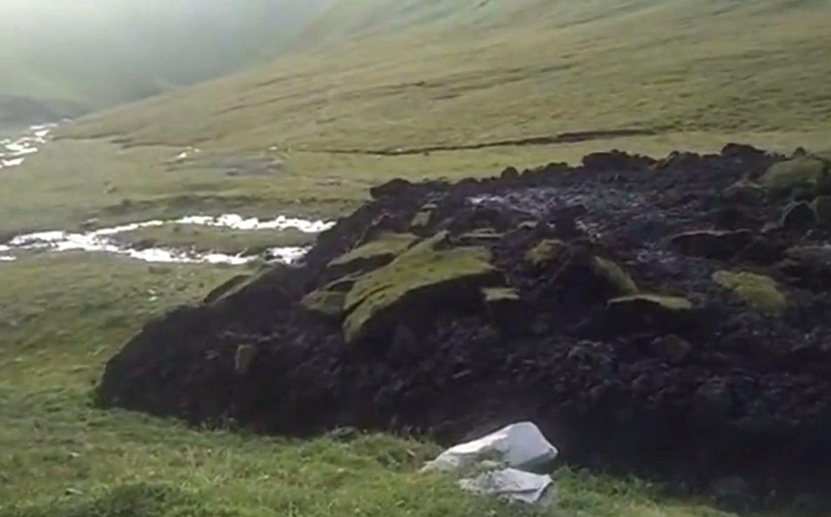 Çin'de ilginç toprak kayması