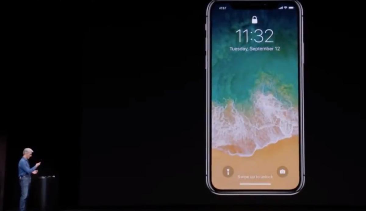 iPhone X tanıtımında skandal hata
