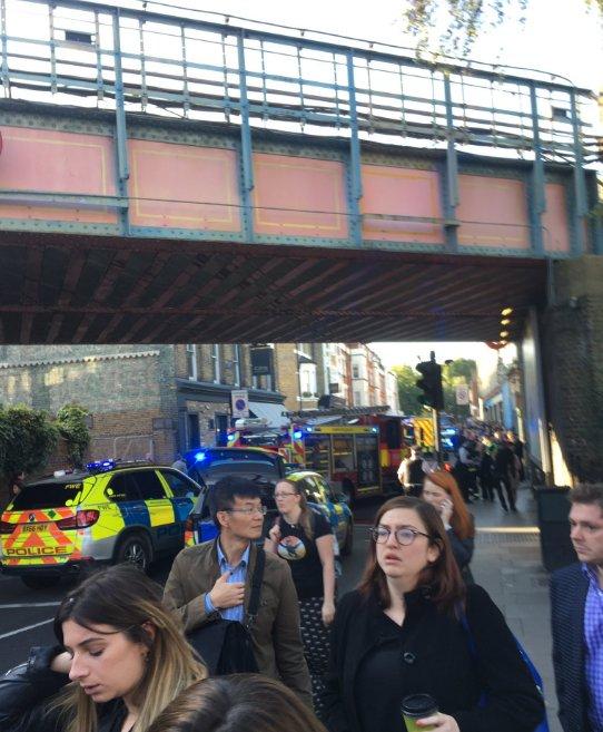 Londra metrosunda patlama