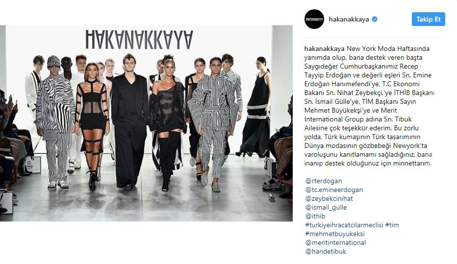 Hakan Akkaya New York Moda Haftası'nı gururla bitirdi