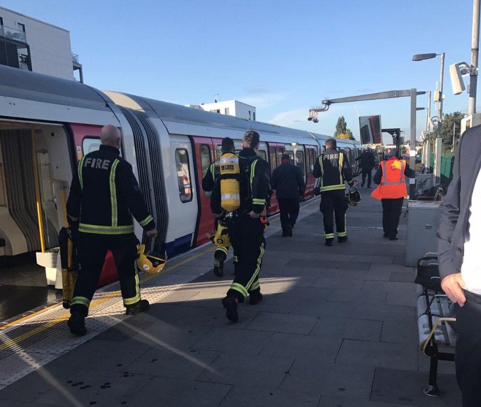 Londra metrosunda patlama