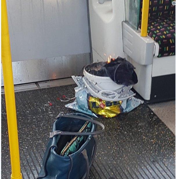 Londra metrosunda patlama