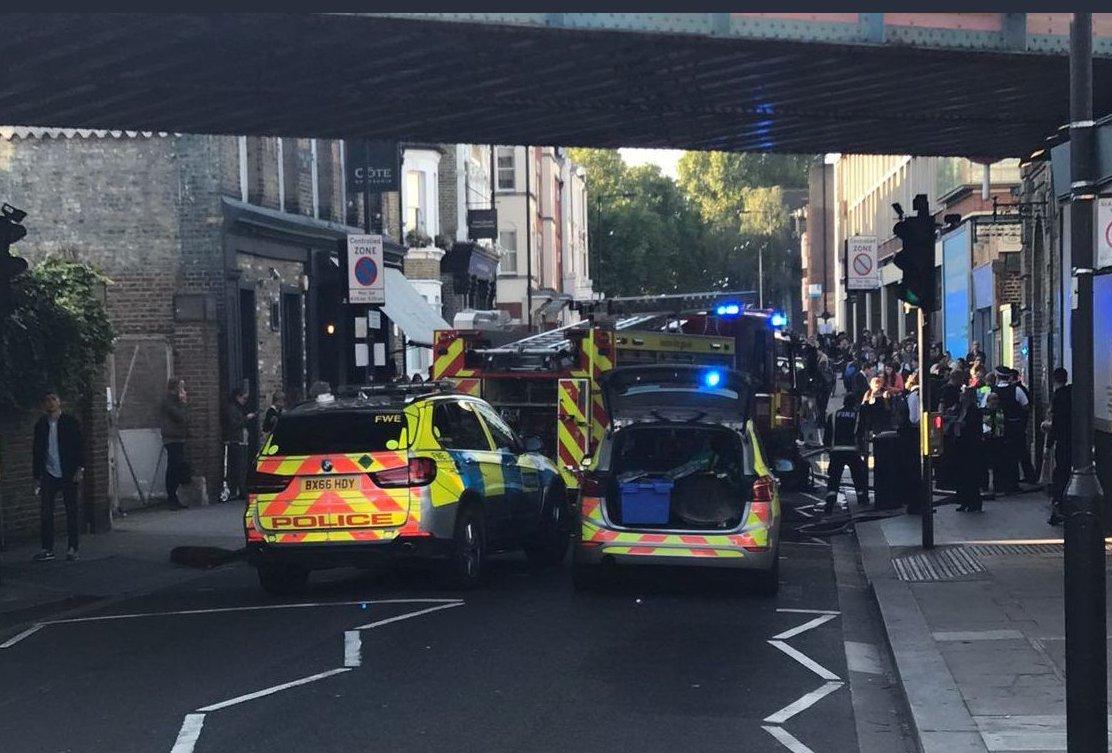 Londra metrosunda patlama