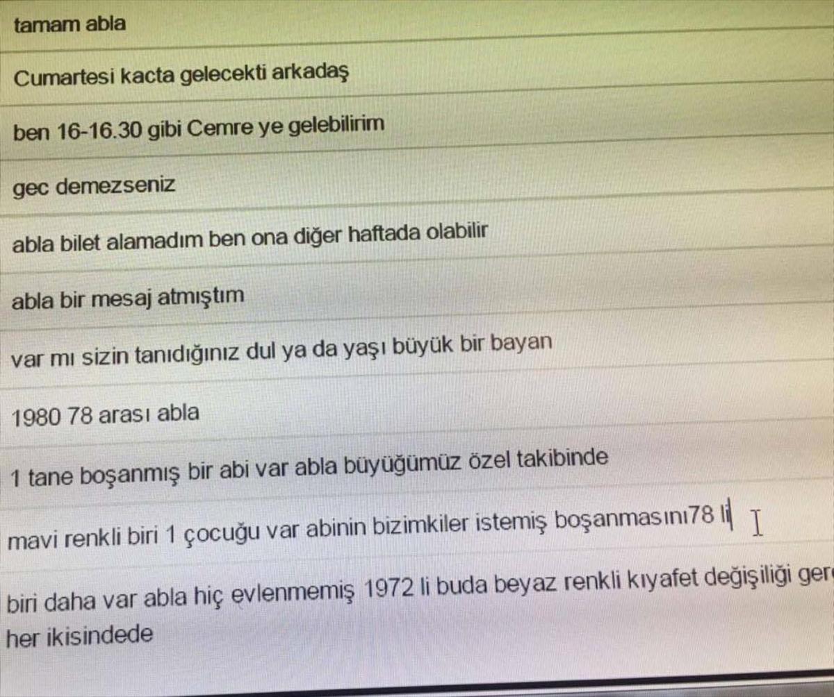 ByLock üzerinden çöpçatanlık yapan 'Abla' tutuklandı